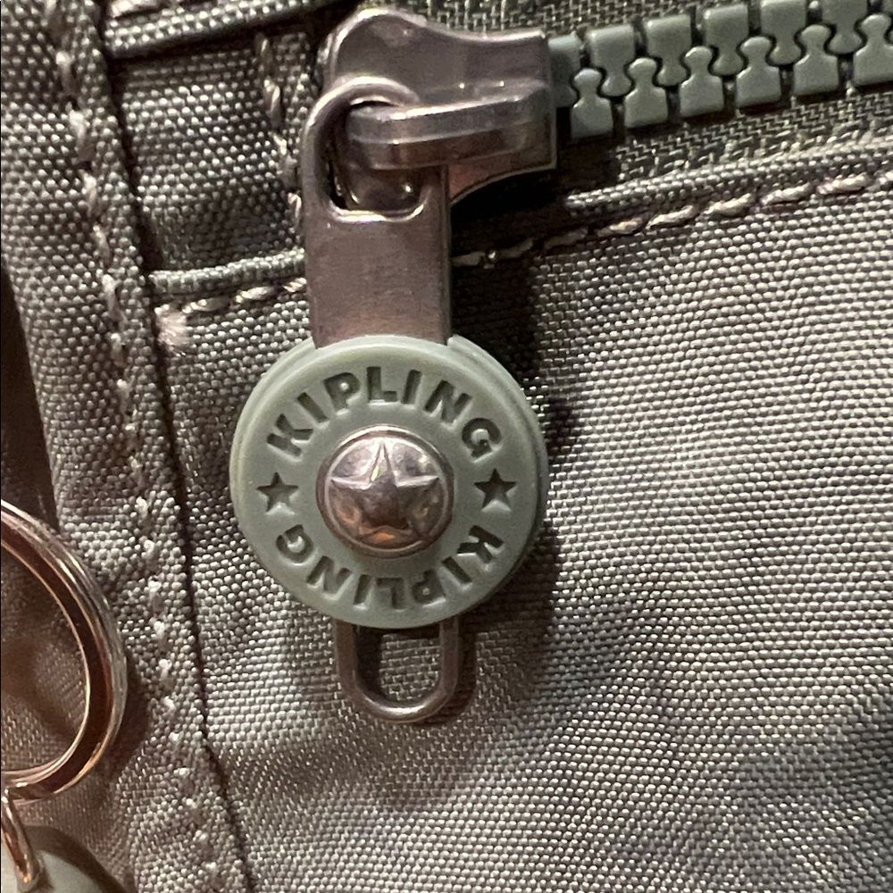 Kipling Gleaming Green Crossbody Bag with Charm - Picture 4 of 15